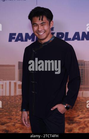 Las Vegas, United States. 13th Dec, 2023. Ray Kam attends the world premiere of the Apple Original Film 'The Family Plan' at the Chelsea at The Cosmopolitan of Las Vegas, Las Vegas, Nevada on Wednesay, December 13, 2023. Photo by James Atoa/UPI Credit: UPI/Alamy Live News Stock Photo