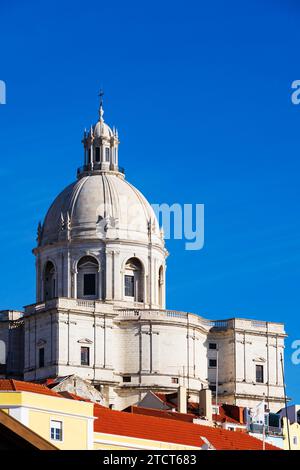 The National Pantheon, Panteao Nacional, baroque church and mausoleum. Lisbon, Portugal Stock Photo