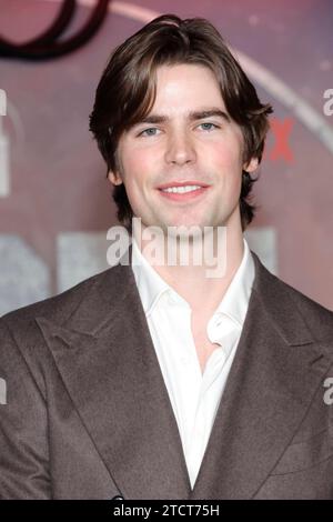 HOLLYWOOD, CA - DECEMBER 13: Patrick Luwis at the LA Premiere of