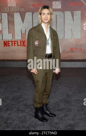 HOLLYWOOD, CA - DECEMBER 13: Sky Yang at the LA Premiere of NETFLIX ...