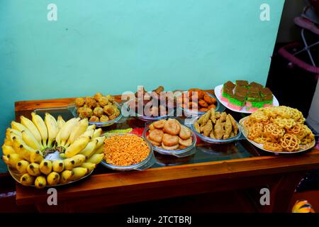 Sri Lankan New year sweets. The Famous and Happy Celebration. Stock Photo