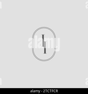 II initial wedding monogram logo design Stock Vector Image & Art - Alamy