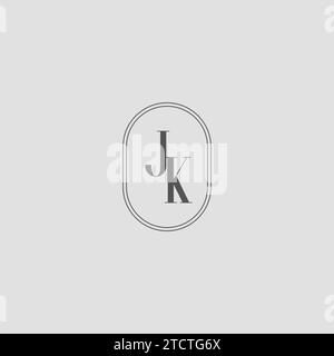 JK initial wedding monogram logo design Stock Vector Image & Art - Alamy