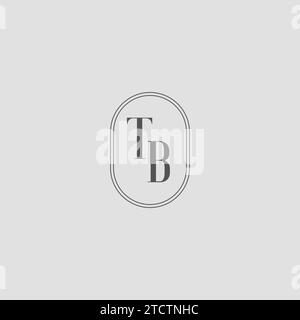 TB initial wedding monogram logo design Stock Vector Image & Art - Alamy