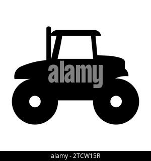 Simple monster truck icon on white background Stock Vector