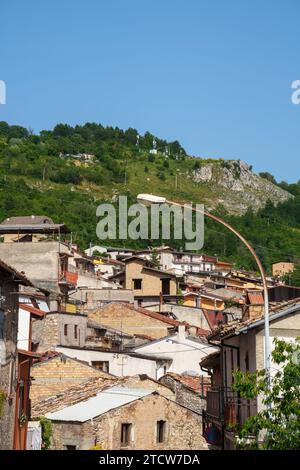 Celano, historic town in province of L Aquila, Abruzzo, Italy Stock Photo