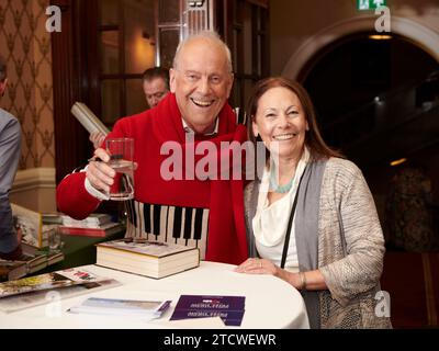 Gyles & Michèle Brandreth at The Oldie Literary Lunch 12-12-23 Stock Photo