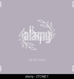 RF wedding initials monogram logo ideas vector graphic Stock Vector ...