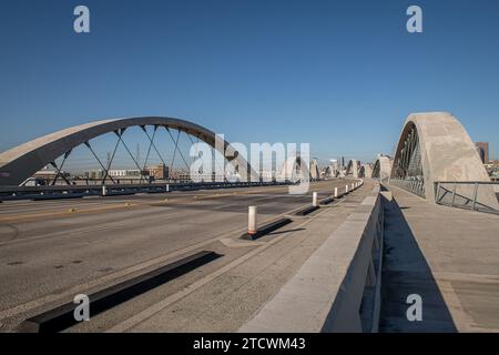 The 6th Street Viaduct Stock Photo