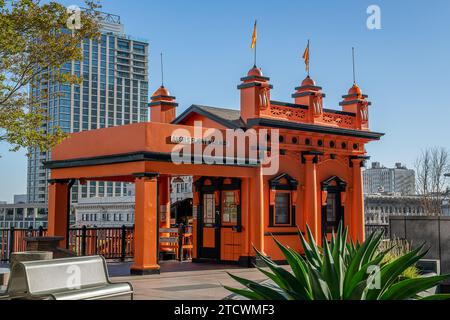 The Angels Flight Steps Stock Photo