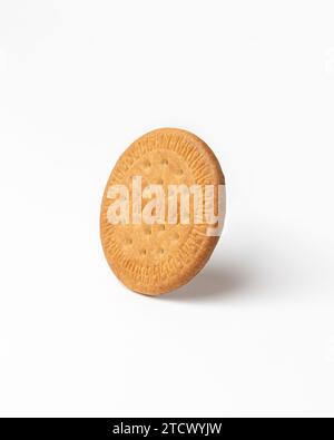 Maria biscuit on white background Stock Photo