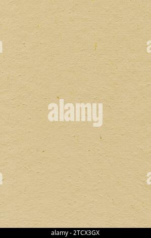 Recycled Beige Tan Natural Art Paper Texture Background, Crumpled Decorative Vertical Rough Rice Straw Craft Sheet, Spotted Textured Vintage Pattern Stock Photo