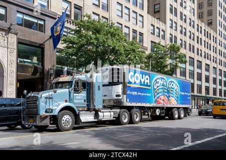 Big Truck in Manhattan, NYC Stock Photo