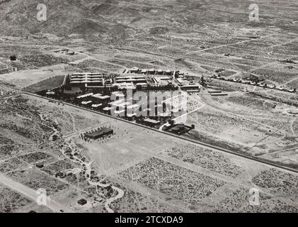 Aerial view of William Beaumont General Hospital, El Paso, Texas August 1932 Stock Photo