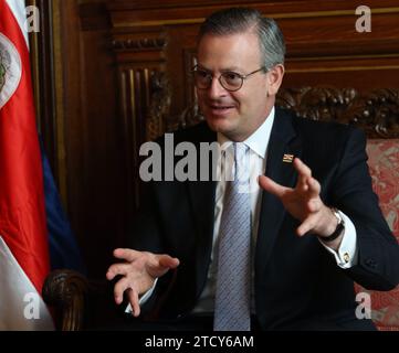 Madrid, 04/18/2017. Interview with the Minister of Foreign Affairs of Costa Rica Manuel González Sanz. Photo: Ernesto Agudo ARCHDC. Credit: Album / Archivo ABC / Ernesto Agudo Stock Photo