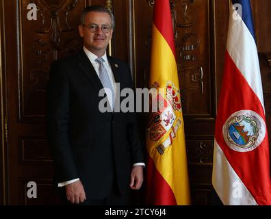 Madrid, 04/18/2017. Interview with the Minister of Foreign Affairs of Costa Rica Manuel González Sanz. Photo: Ernesto Agudo ARCHDC. Credit: Album / Archivo ABC / Ernesto Agudo Stock Photo