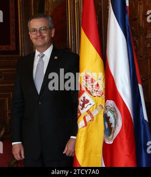 Madrid, 04/18/2017. Interview with the Minister of Foreign Affairs of Costa Rica Manuel González Sanz. Photo: Ernesto Agudo ARCHDC. Credit: Album / Archivo ABC / Ernesto Agudo Stock Photo