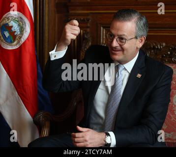 Madrid, 04/18/2017. Interview with the Minister of Foreign Affairs of Costa Rica Manuel González Sanz. Photo: Ernesto Agudo ARCHDC. Credit: Album / Archivo ABC / Ernesto Agudo Stock Photo