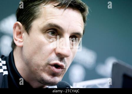 Valencia, 02/09/2016. Press meeting with Valencia CF coach Gary Neville, in the sports city. Photo: Rober Solsona ARCHDC. Credit: Album / Archivo ABC / Rober Solsona Stock Photo