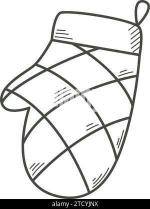 Kitchen dumpling doodle sketch style clip art Stock Vector