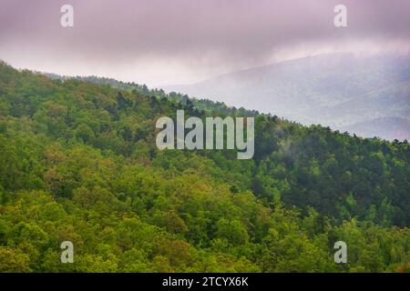 An Overlook at The Talimena Scenic Drive, National Scenic Byway Stock ...