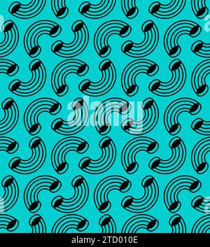Pasta Pattern seamless. Pasta with sauce sign Background. food texture Stock Vector
