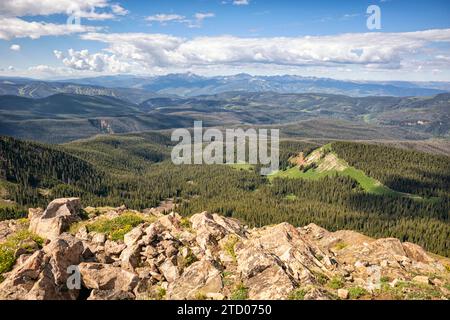 High country in the Eagles Nest Wilderness, Colorado Stock Photo