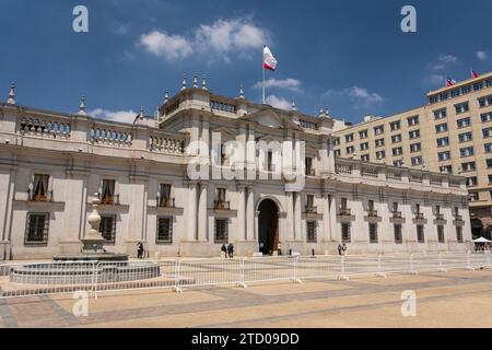 Beautiful view to old historic presidential palace building Stock Photo