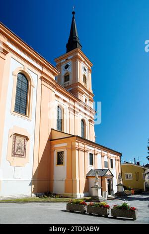 Parish Church Waidhofen an der Thaya,District Waidhofen an der Thaya,Lower Austria,Austria Stock Photo