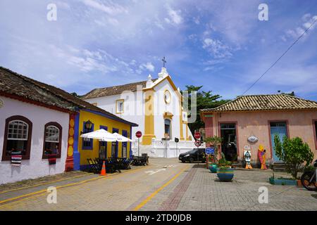 SANTO ANTONIO DE LISBOA, BRAZIL - NOVEMBER 24, 2023: Santo Antonio de Lisboa historic district of the city of Florianopolis in Santa Catarina state Stock Photo