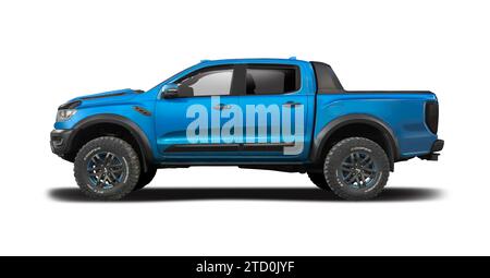Blue Ford Ranger Raptor truck ute in Sydney,NSW,Australia Stock Photo ...