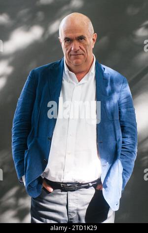 Irish novelist, short story writer, essayist, playwright, journalist, critic and poet Colm Toibin attends a photocall during the Edinburgh Internation Stock Photo