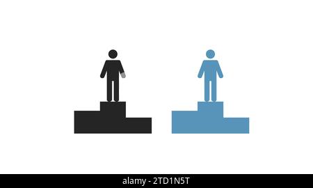 Number One Icon. Vector isolated illustration of number one Stock Vector