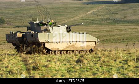 British army General Dynamics Ajax tank; (turreted, reconnaissance and