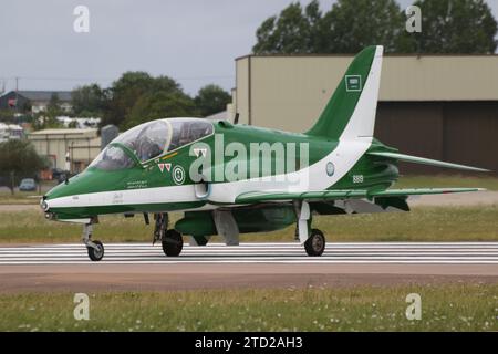 8819, a BAe Hawk 65 operated by the Saudi Hawks (or Saudi Falcons), the ...