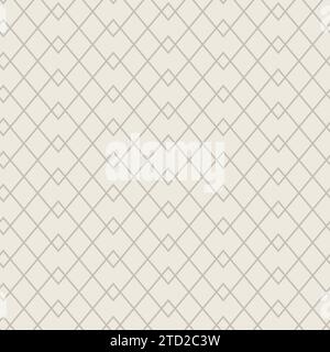 Seamless linear weaving pattern. Zig zag neutral endless background. Vector illustration Stock Vector
