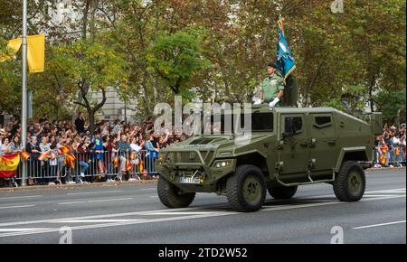 Madrid, 10/12/2019. Military parade on the Twelfth of October, for Hispanic Heritage Day. Photo: Maya balanya ARCHDC. Credit: Album / Archivo ABC / Maya Balanya Stock Photo