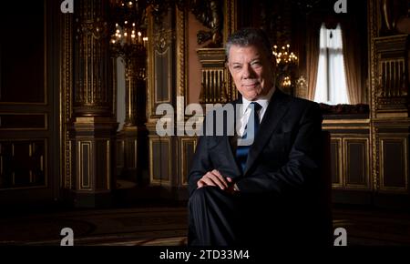 Madrid, 03/26/2019. Interview Juan Manuel Santos, former president of Colombia and Nobel Prize winner. Photo: Maya Balanya ARCHDC. Credit: Album / Archivo ABC / Maya Balanya Stock Photo