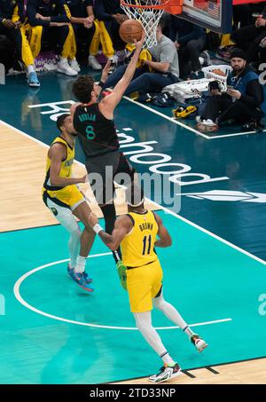 WASHINGTON, DC - DECEMBER 15: Washington Wizards forward Deni Avdija (8) up for a shot during a NBA game between the Washington Wizards and the Indiana Pacers on December 15, 2023, at Capital One Arena, in Washington, DC.  (Photo by Tony Quinn/SipaUSA) Stock Photo