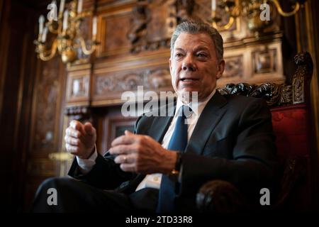 Madrid, 03/26/2019. Interview Juan Manuel Santos, former president of Colombia and Nobel Prize winner. Photo: Maya Balanya ARCHDC. Credit: Album / Archivo ABC / Maya Balanya Stock Photo