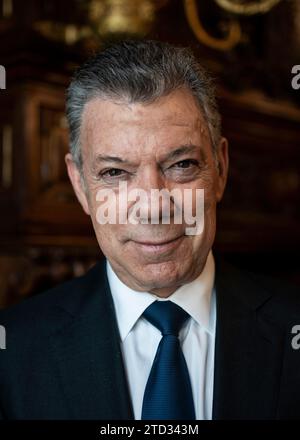 Madrid, 03/26/2019. Interview Juan Manuel Santos, former president of Colombia and Nobel Prize winner. Photo: Maya Balanya ARCHDC. Credit: Album / Archivo ABC / Maya Balanya Stock Photo