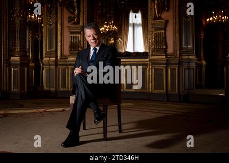 Madrid, 03/26/2019. Interview Juan Manuel Santos, former president of Colombia and Nobel Prize winner. Photo: Maya Balanya ARCHDC. Credit: Album / Archivo ABC / Maya Balanya Stock Photo