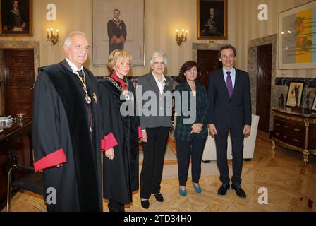 Madrid, 10/31/2018. Council of State. Inauguration of its new member Victoria Camps, in an event chaired by the vice president Carmen Calvo and María Teresa Fernández de la Vega. Photo: Jaime García ARCHDC. Credit: Album / Archivo ABC / Jaime García Stock Photo