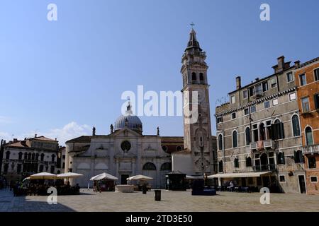 Venice Italy - Santa Maria Formosa church - Campo Santa Maria Formosa Stock Photo