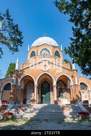 St Christopher's Church, San Michele Cemetery Island, Venice, Italy Stock Photo