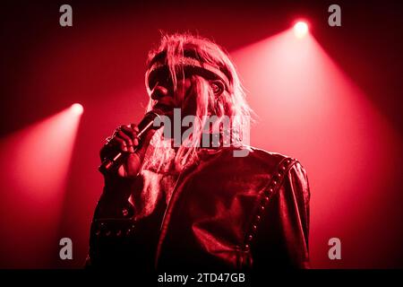 Copenhagen, Denmark. 12th, November 2023. The American singer and musician Yves Tumor performs a live concert at VEGA in Copenhagen. (Photo credit: Gonzales Photo - Thomas Rasmussen). Stock Photo