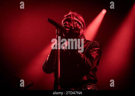 Copenhagen, Denmark. 12th, November 2023. The American singer and musician Yves Tumor performs a live concert at VEGA in Copenhagen. (Photo credit: Gonzales Photo - Thomas Rasmussen). Stock Photo