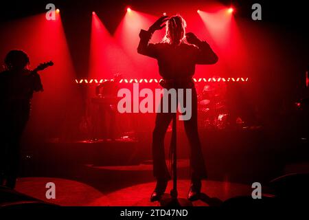 Copenhagen, Denmark. 12th, November 2023. The American singer and musician Yves Tumor performs a live concert at VEGA in Copenhagen. (Photo credit: Gonzales Photo - Thomas Rasmussen). Stock Photo