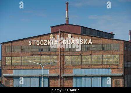 Schiffswerft Danzig - Stocznia Gdanska, Danzig, Woiwodschaft Pommern, Polen Stock Photo