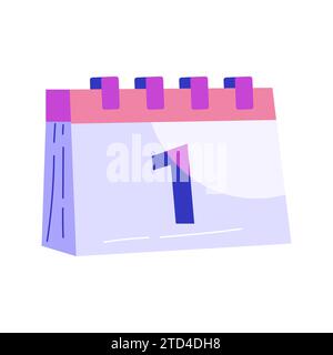 colorful calendar symbol vector element illustration. Calender icon vector Stock Vector